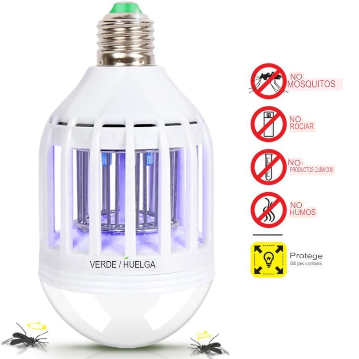 Ampolleta LED Zapping 2 en 1 Exterminador