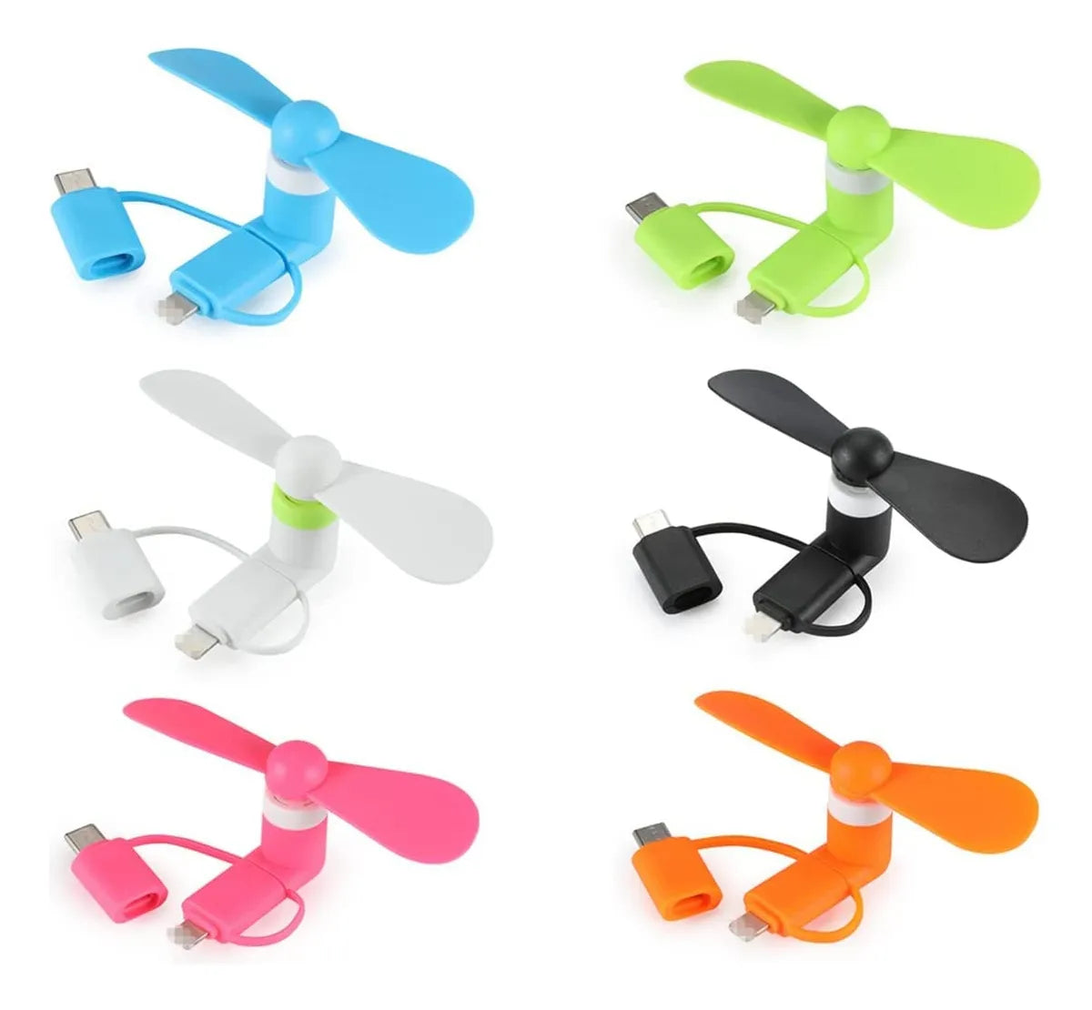 Ventilador mini USB 3 en 1